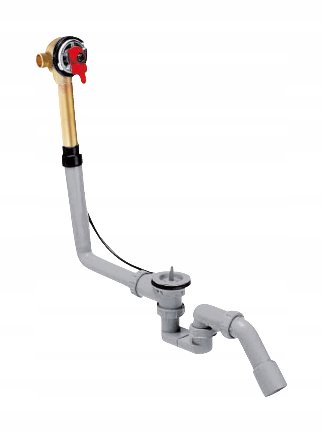 SYFON WANNOWY Z PRZELEWEM i ODPŁYWEM HANSGROHE