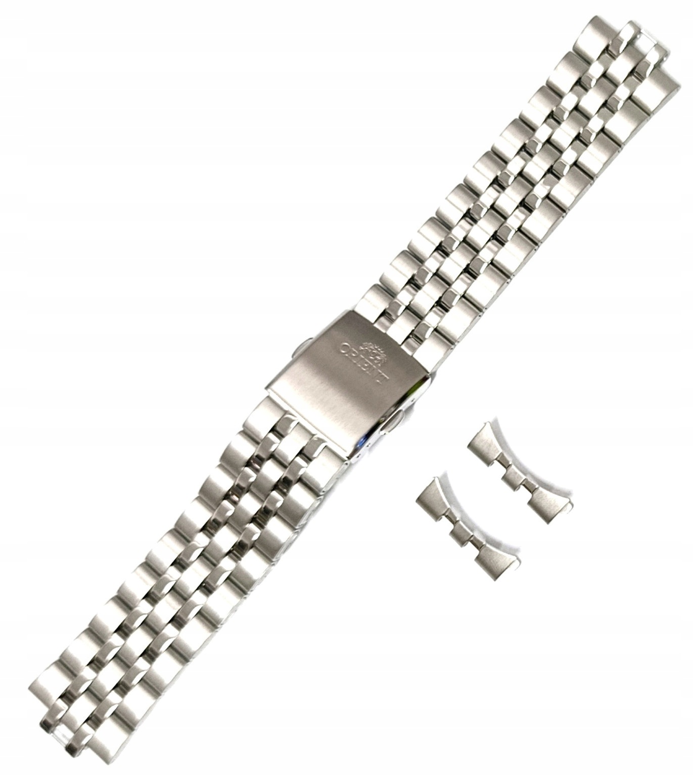 Originální Ocelový Stříbrný Náramek Pro Mužské Orientální Hodinky 22 mm