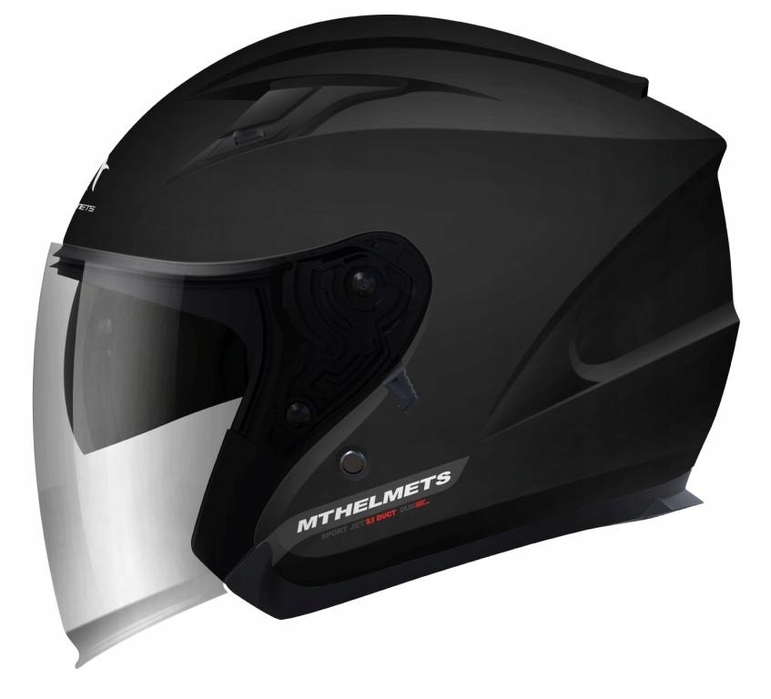 Mt Výpredaj Otvorená Prilba Jet S Blendou Avenue Solid Matt Black, Čierna Farba