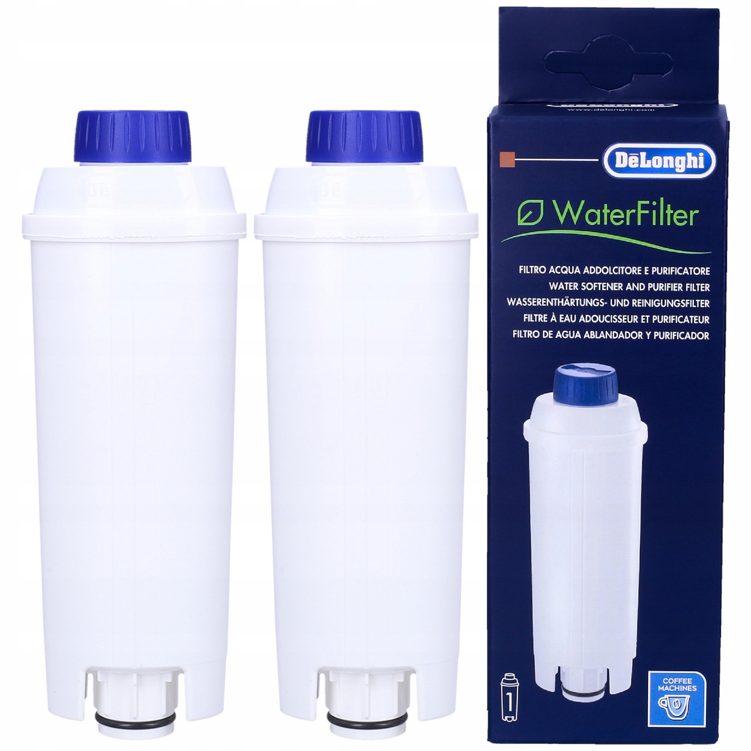 

2 X Filtr Wody DeLonghi SER3017 Ecam DLSC002 Oryg