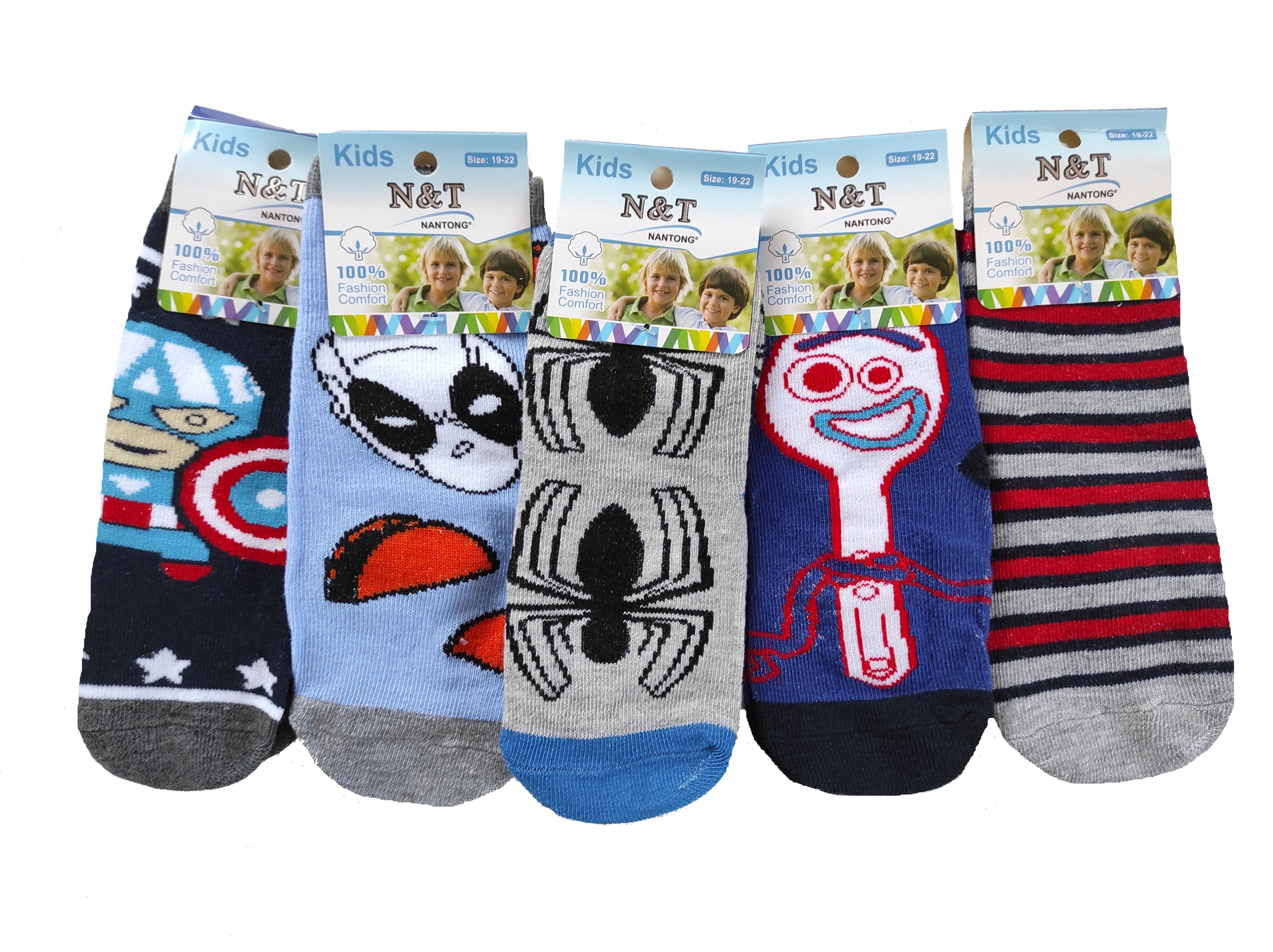 

5 x skarpety, skarpetki dziecięce Abs 31-34