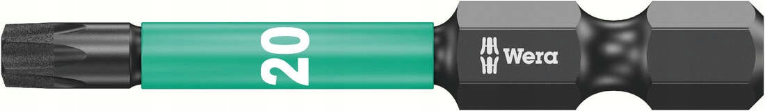 nárazová koncovka 1/4" Torx, velikost TX20/50 mm, Wera [05057664001] 5ks