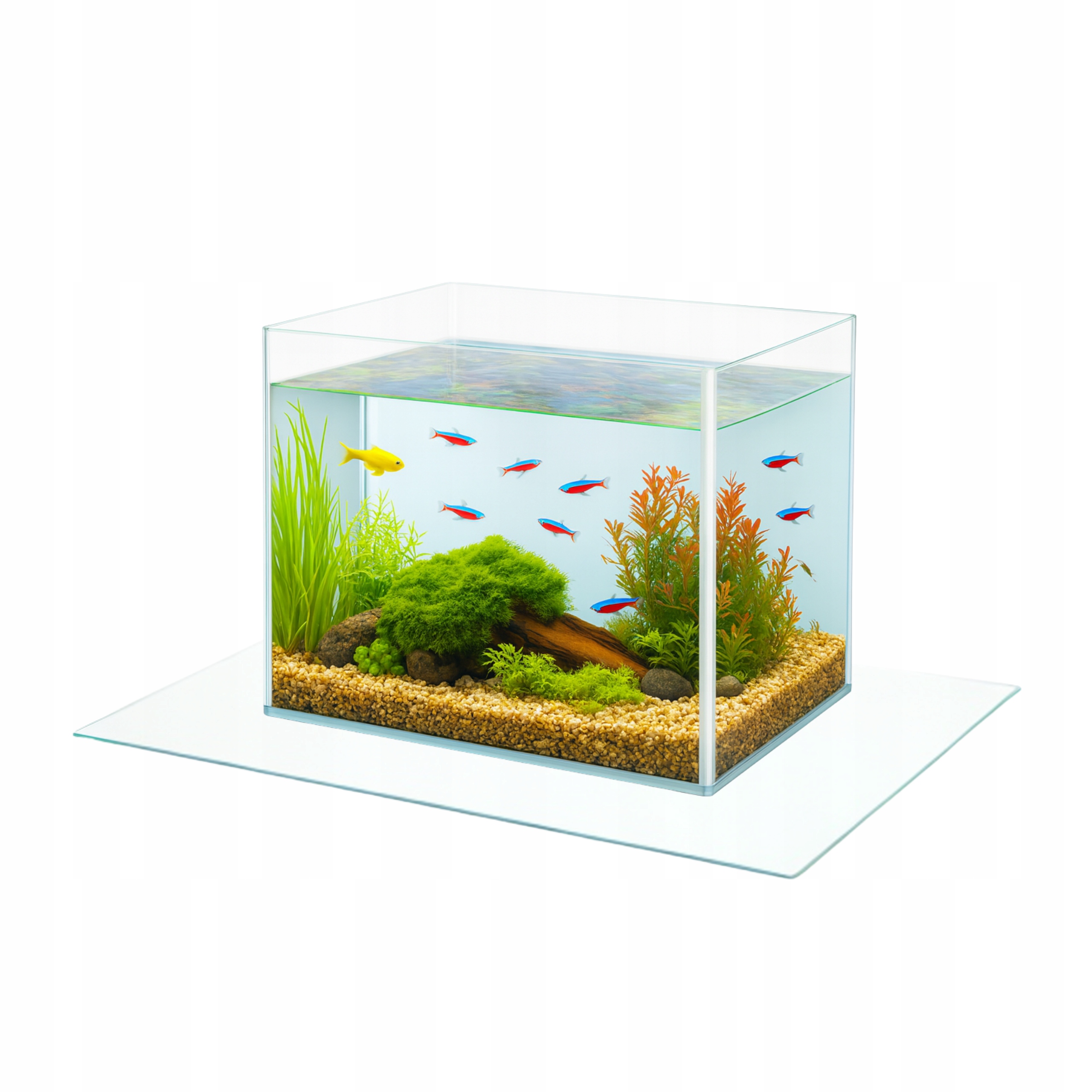 Levně Ochranná Podložka pod akvárium Voděodolná Transparentní 40x100 cm Pvc