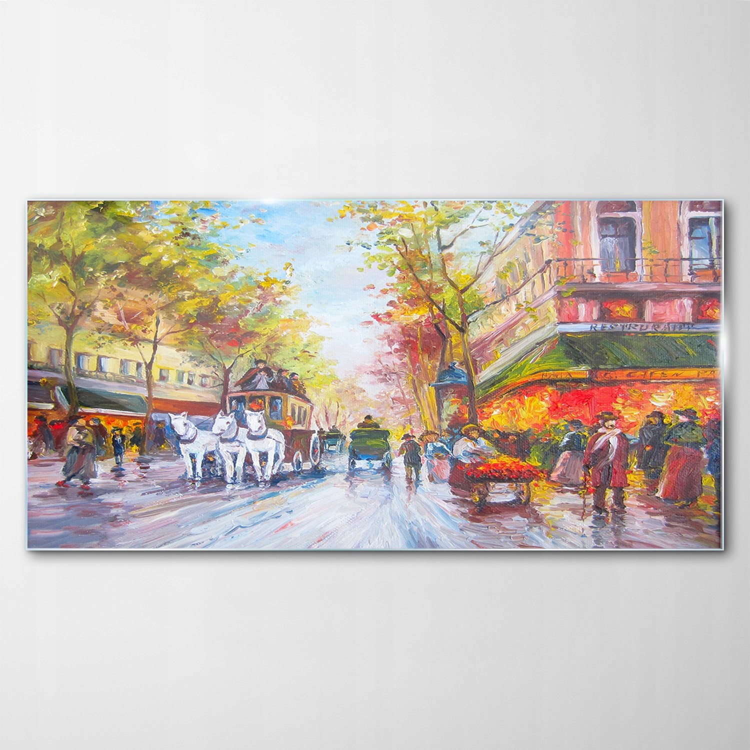 

Obraz Szklany Dekor Miasto Sklepy Paryż 140x70