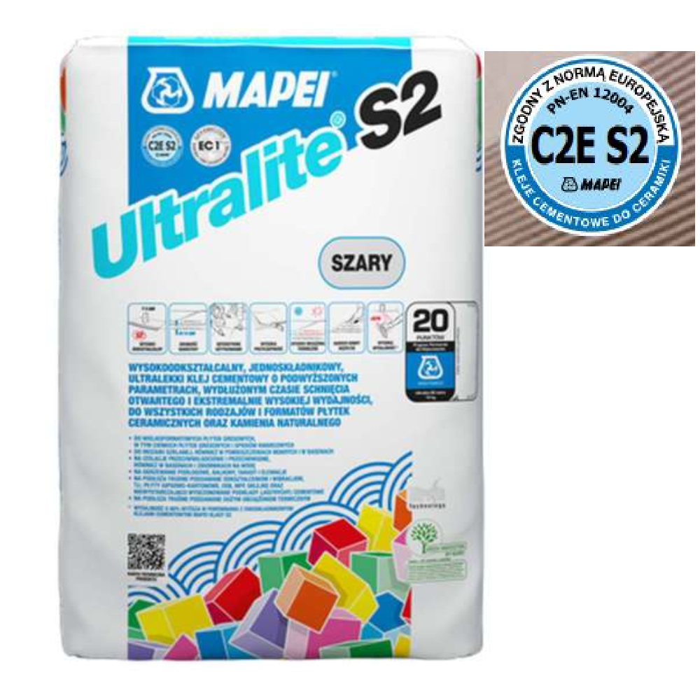 

Mapei Ultralite S2 * Klej Odkształcalny * 15 Kg.