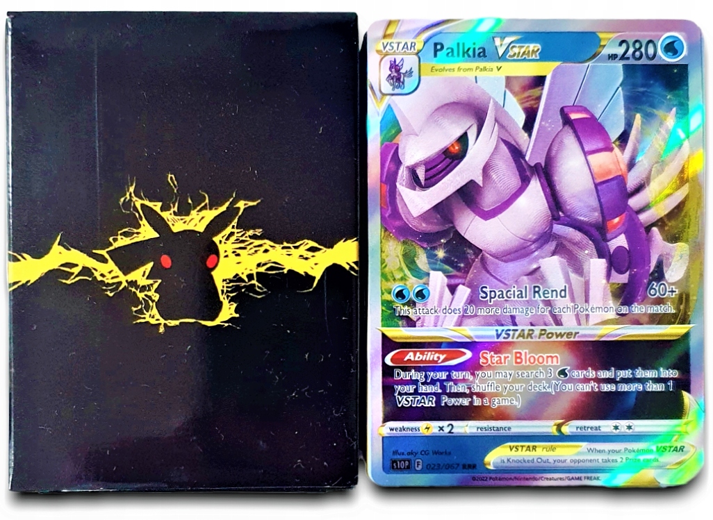 

karty pokemon Dark Pikachu Eevee Vmax 100 kart