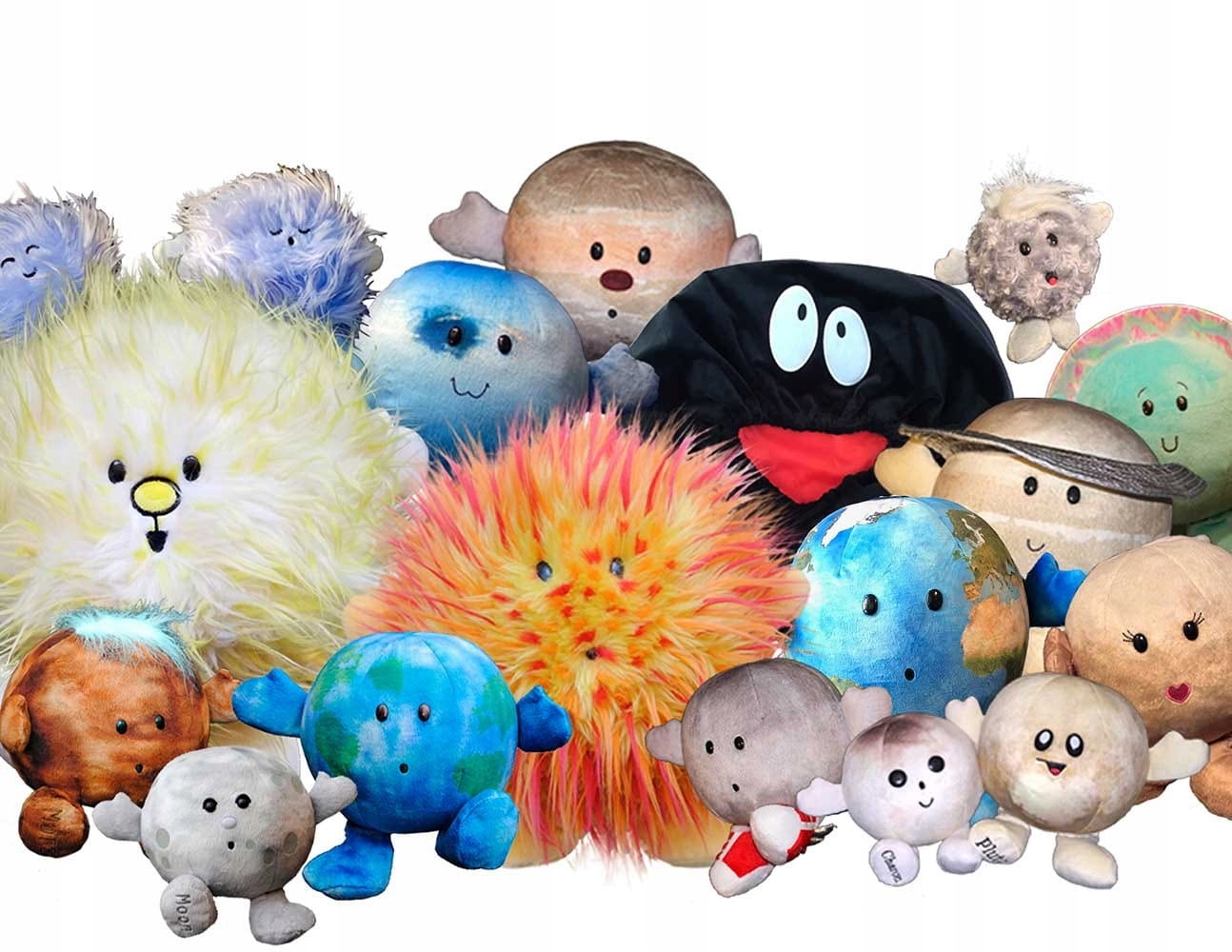 Pluszowa Czarna Dziura i zestaw planet pluszak dla dzieci Celestial Buddies