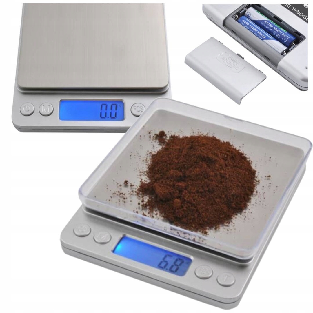 

Waga Jubilerska Precyzyjna Gramowa 2KG 2000g/0,1