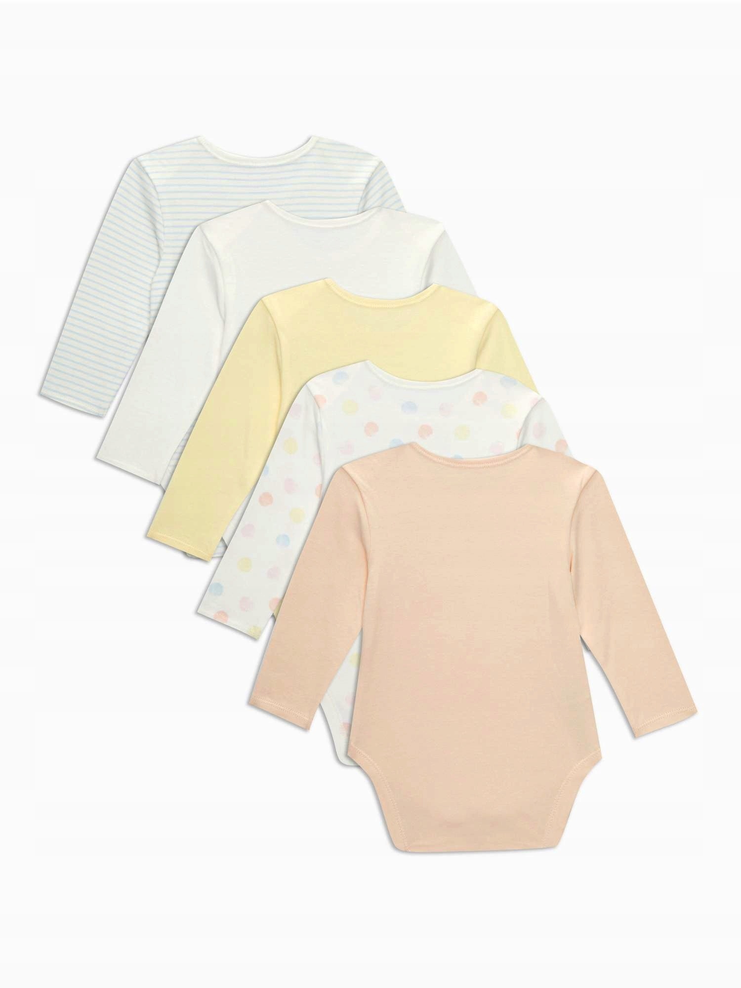 

Body długi rękaw Primark 68 5pak 3-6 mies.