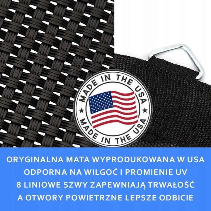 MAŁA TRAMPOLINA OGRODOWA DLA DZIECI F-STAR 183CM 6FT BLUE SIATKA ZEWNĘTRZNA Rodzaj z siatką