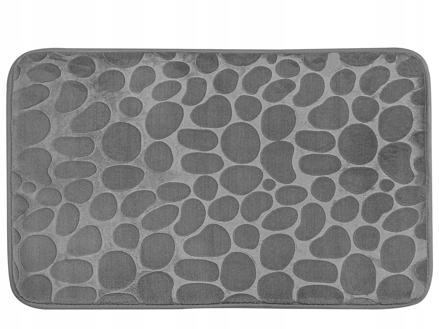 

Dywanik Łazienkowy 40X60 kamienie szary TR-2