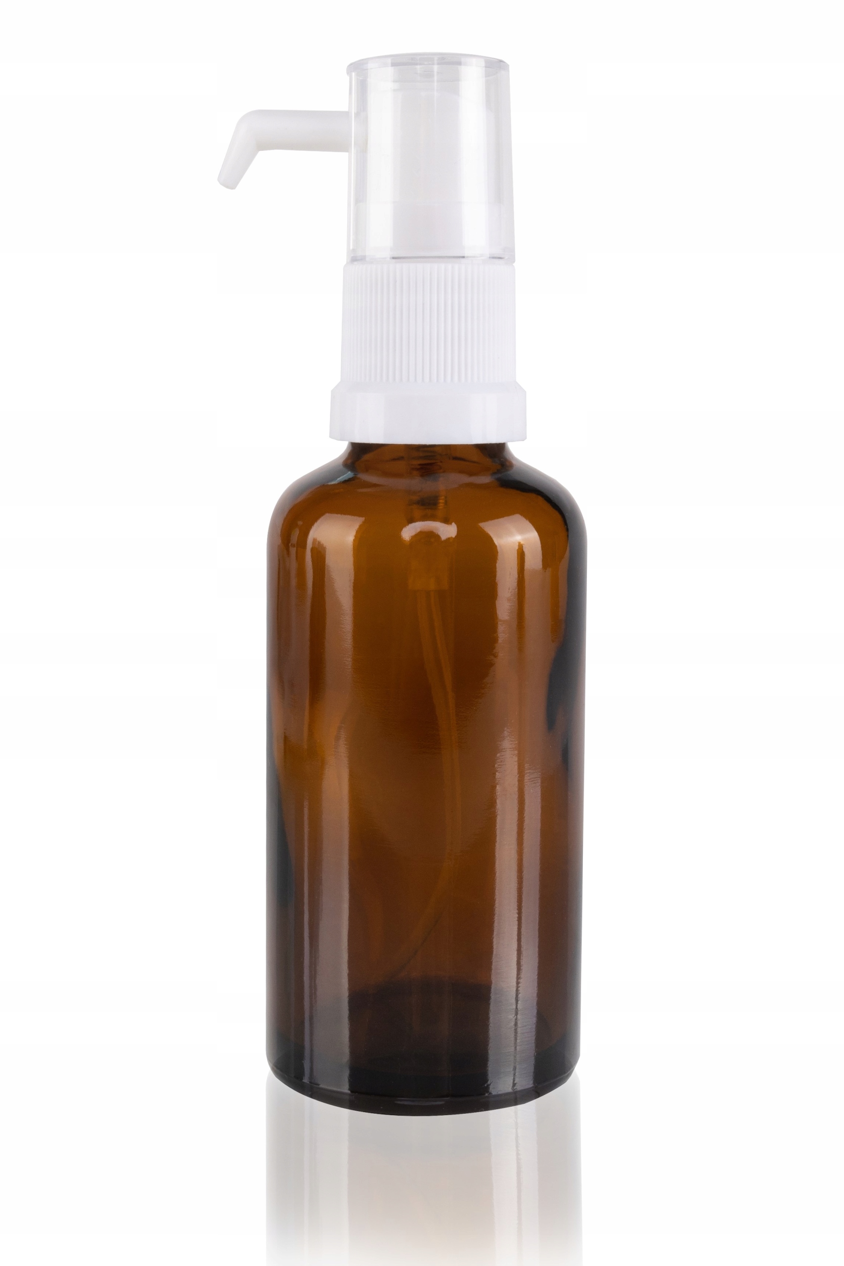 

Butelka szklana brązowa 50ml z pompką do kropli