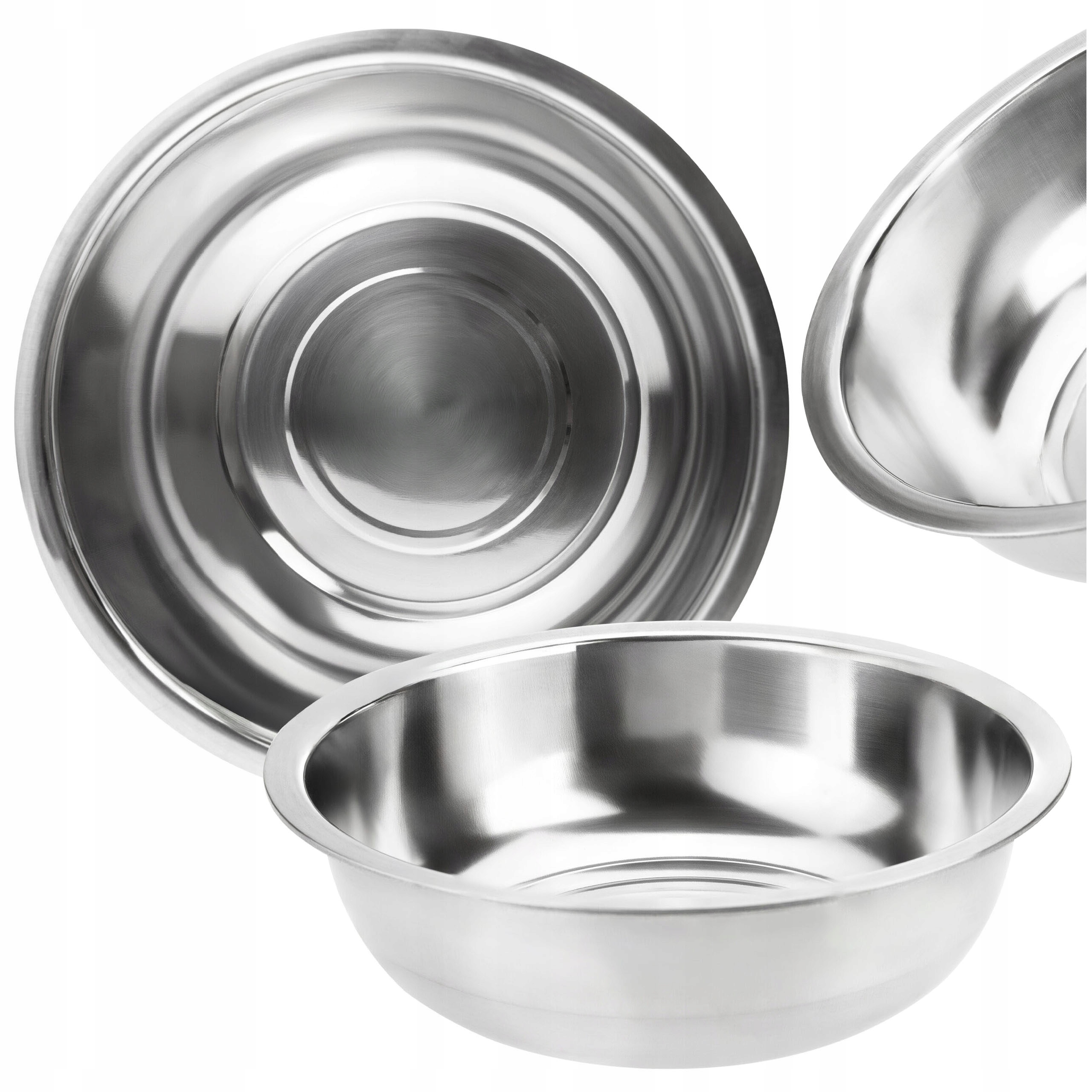 MISKA METALOWA KUCHENNA ZE STALI NIERDZEWNEJ NA CIASTO SAŁATKĘ OWOCE 30 CM