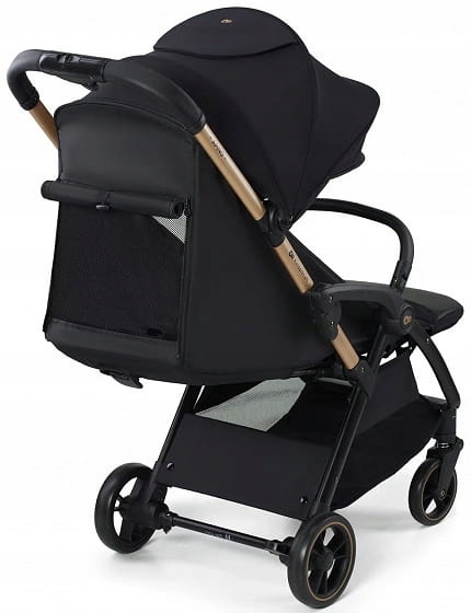 KINDERKRAFT APINO RAVEN BLACK WÓZEK SPACEROWY SPACERÓWKA LEKKI SKŁADANY Rodzaj kół Gumowe
