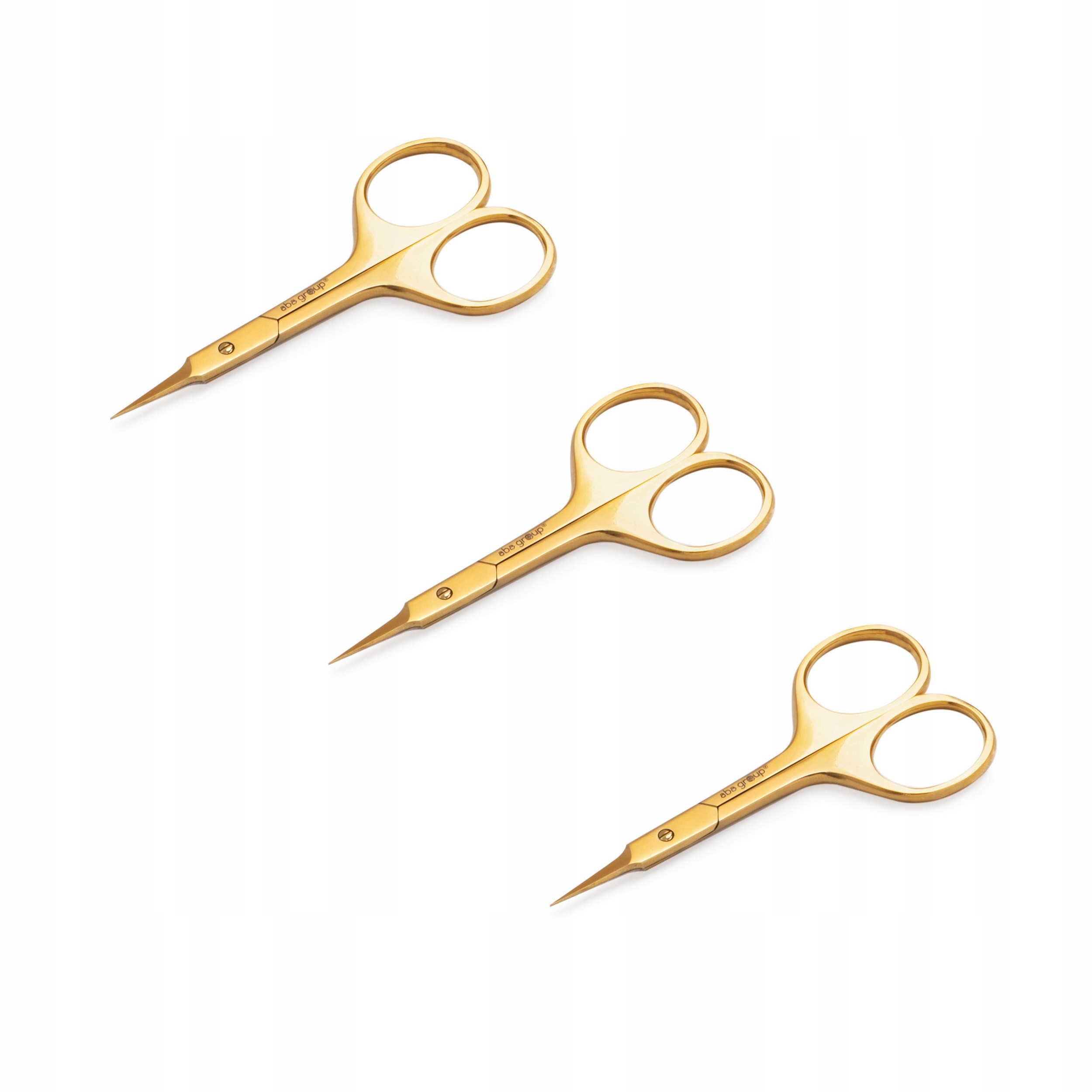 Nůžky na kůžičku a nehty rovné 1765 Sada 3 ks Aba Group