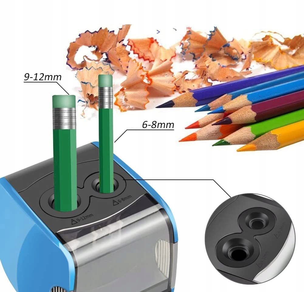 ELEKTRYCZNA TEMPERÓWKA DO OŁÓWKÓW DLA DZIECI, STUDENTÓW, PODWÓJNY ZASILACZ Marka inna