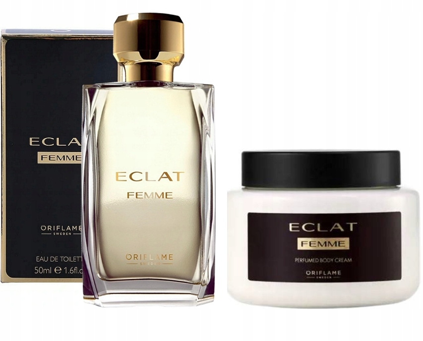 Oriflame Zestaw Eclat Femme Woda toaletowa 50ml_krem do ciała 250ml