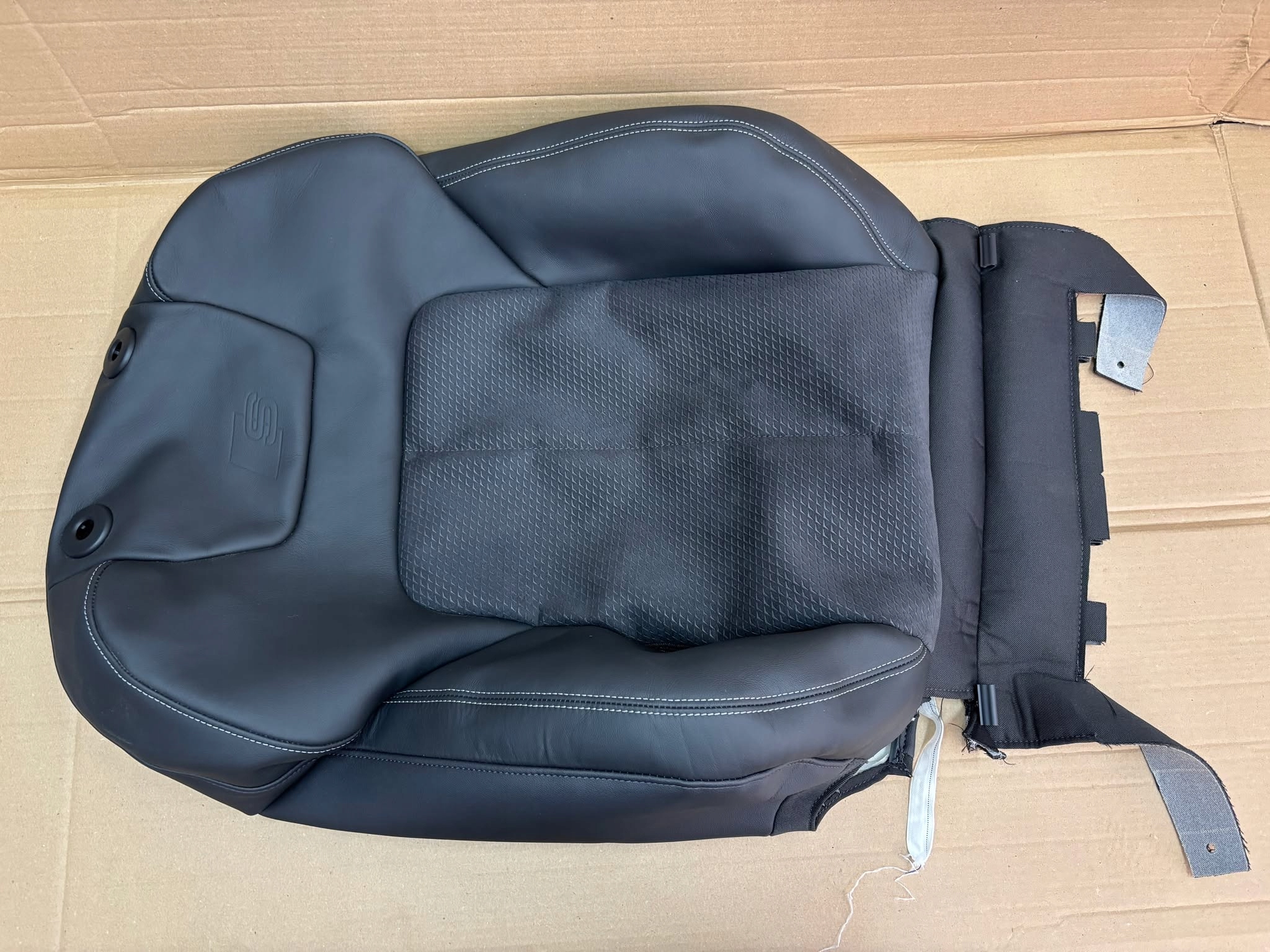 cover seat upper AUDI A6 C8 S6 leather