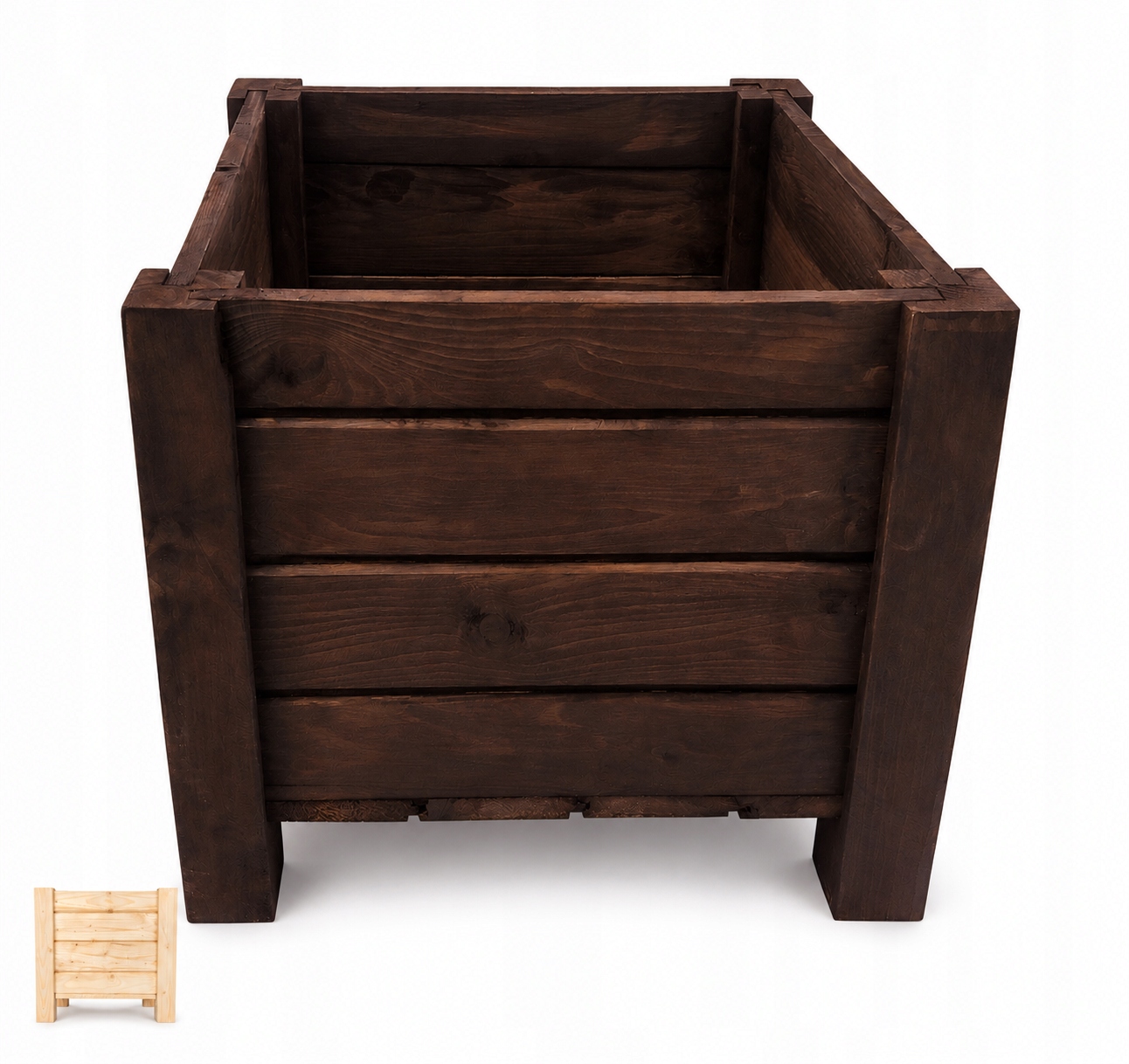 Donica Drewniana Ogrodowa 45X45X40 Producent Krak. 2