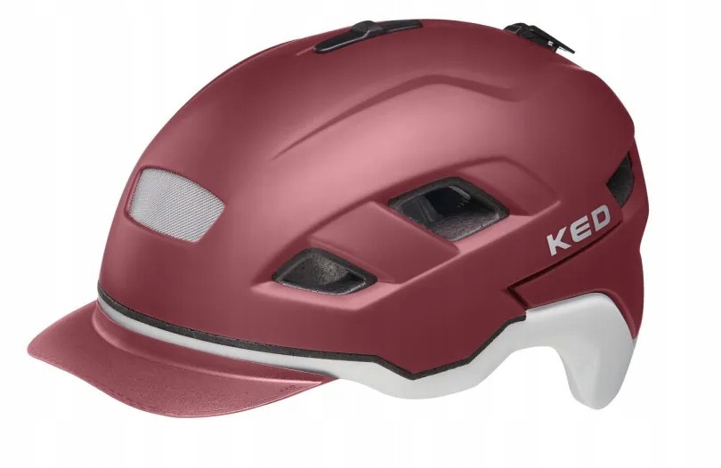 Kask Rowerowy Ked Berlin Merlot Ash r.M (52-58cm)