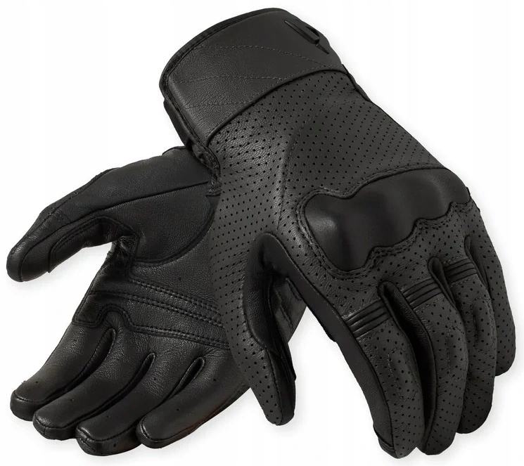 Rev'it New Heights Čierne Motocyklové Rukavice Krátke 3XL