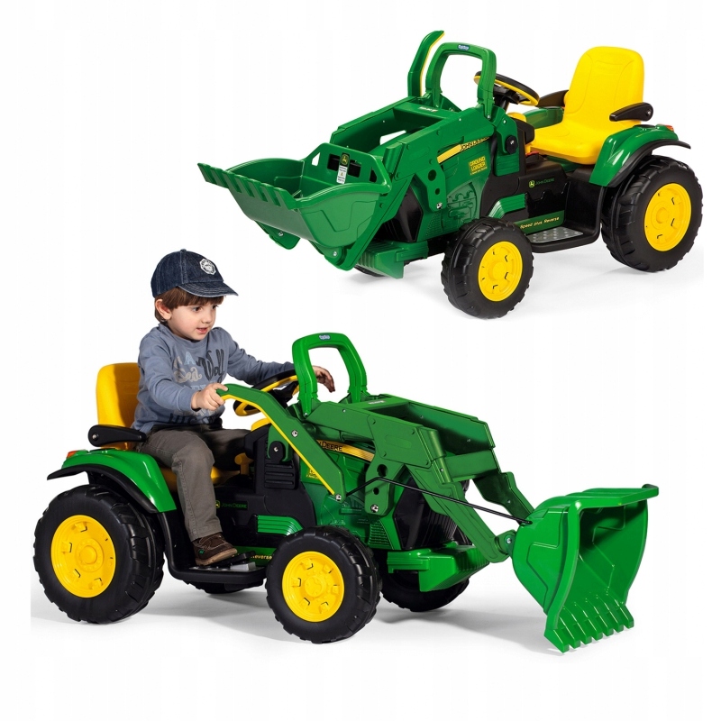 PEG PEREGO JOHN DEERE LOADER traktor KOPARKA 12V