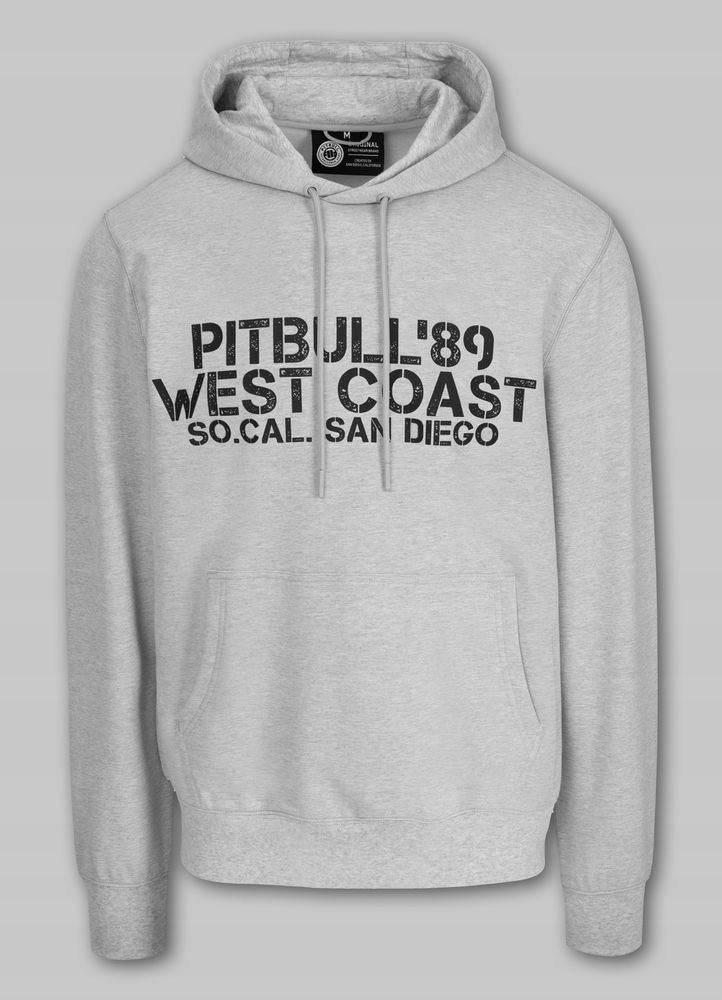 Męska Bluza z kapturem Pitbull Driving Cienka bluza z nadrukiem Kaptur