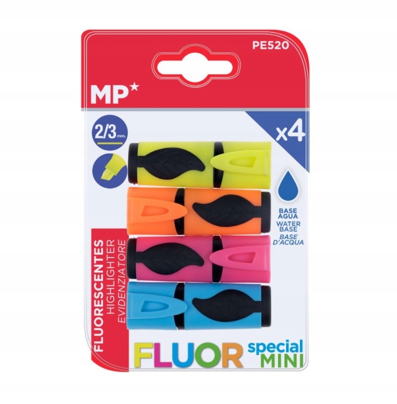 ZAKREŚLACZ FLUORESCENCYJNY MAZAK 4 KOLORY