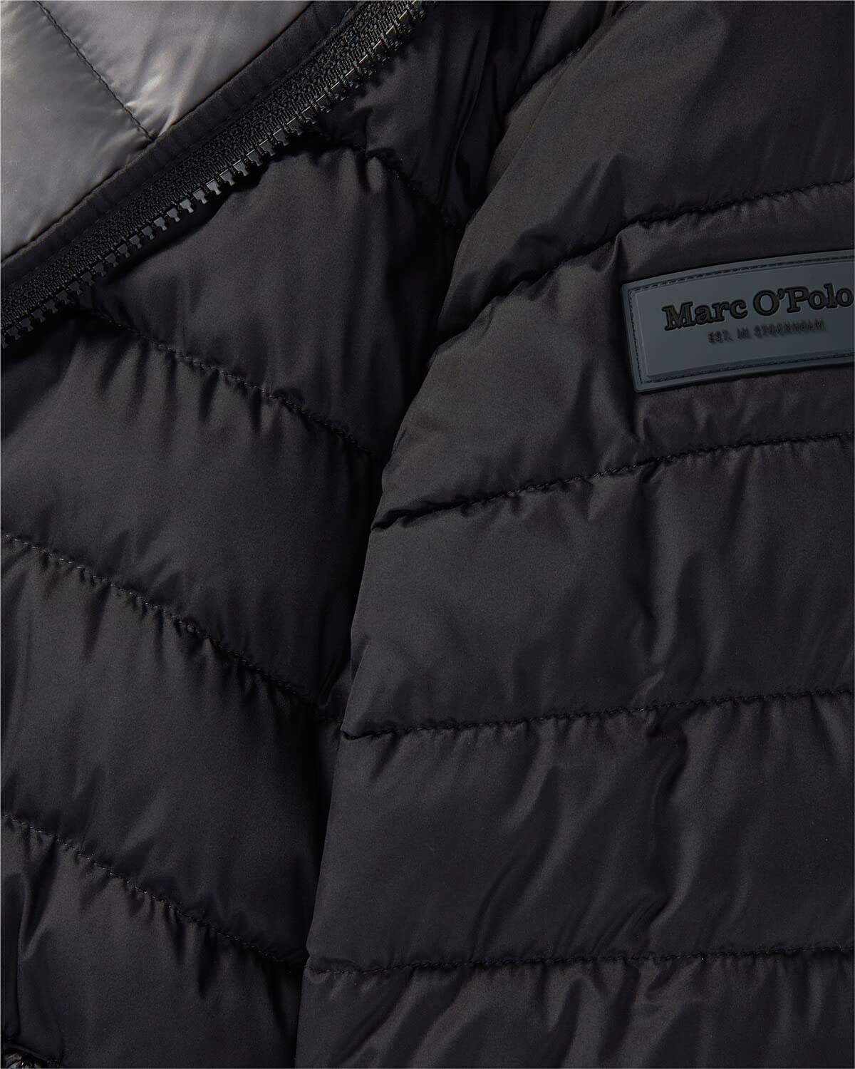 Marc O Polo Pánská Černá Prošívaná Bunda Na Zip Mjj