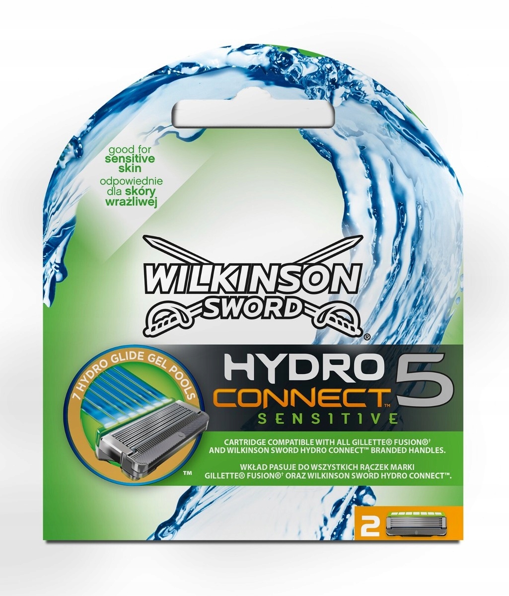 Wilkinson Hydro 5 Sensitive Connect (Fusion) 2 ks náhradní čepele imp Uk
