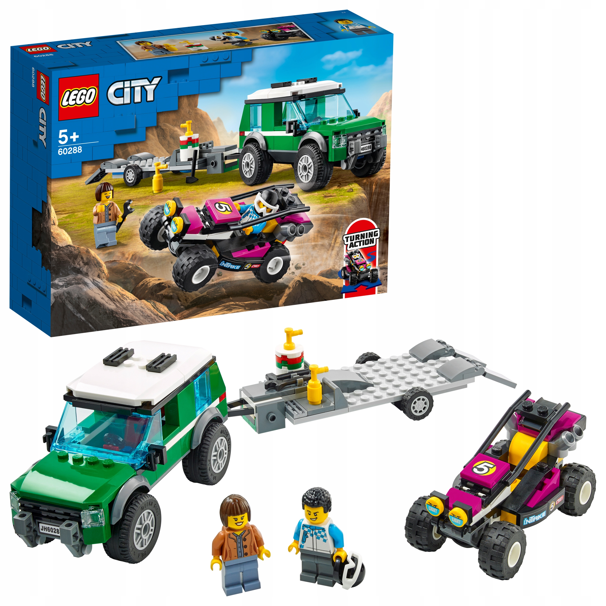 

Lego City Transporter łazika wyścigowego 60288