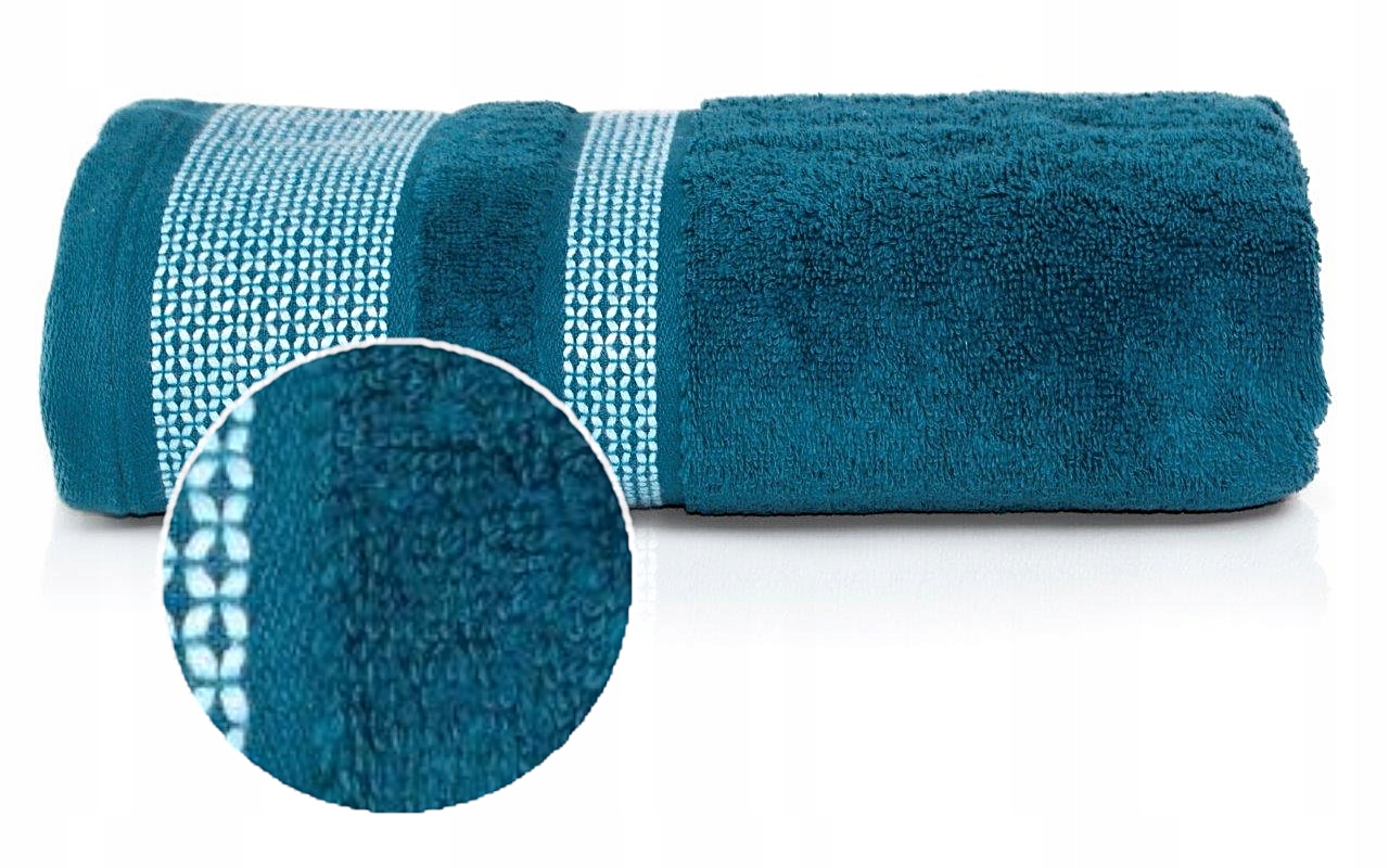 4x ZESTAW RĘCZNIKÓW hotelowe PREMIUM GRUBE turkus Gramatura ręcznika 510 - 600 GSM