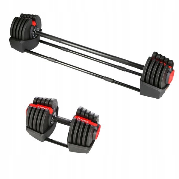 Sztangielki 2w1 hantla sztanga zestaw 43,5 kg SGR40 Hms