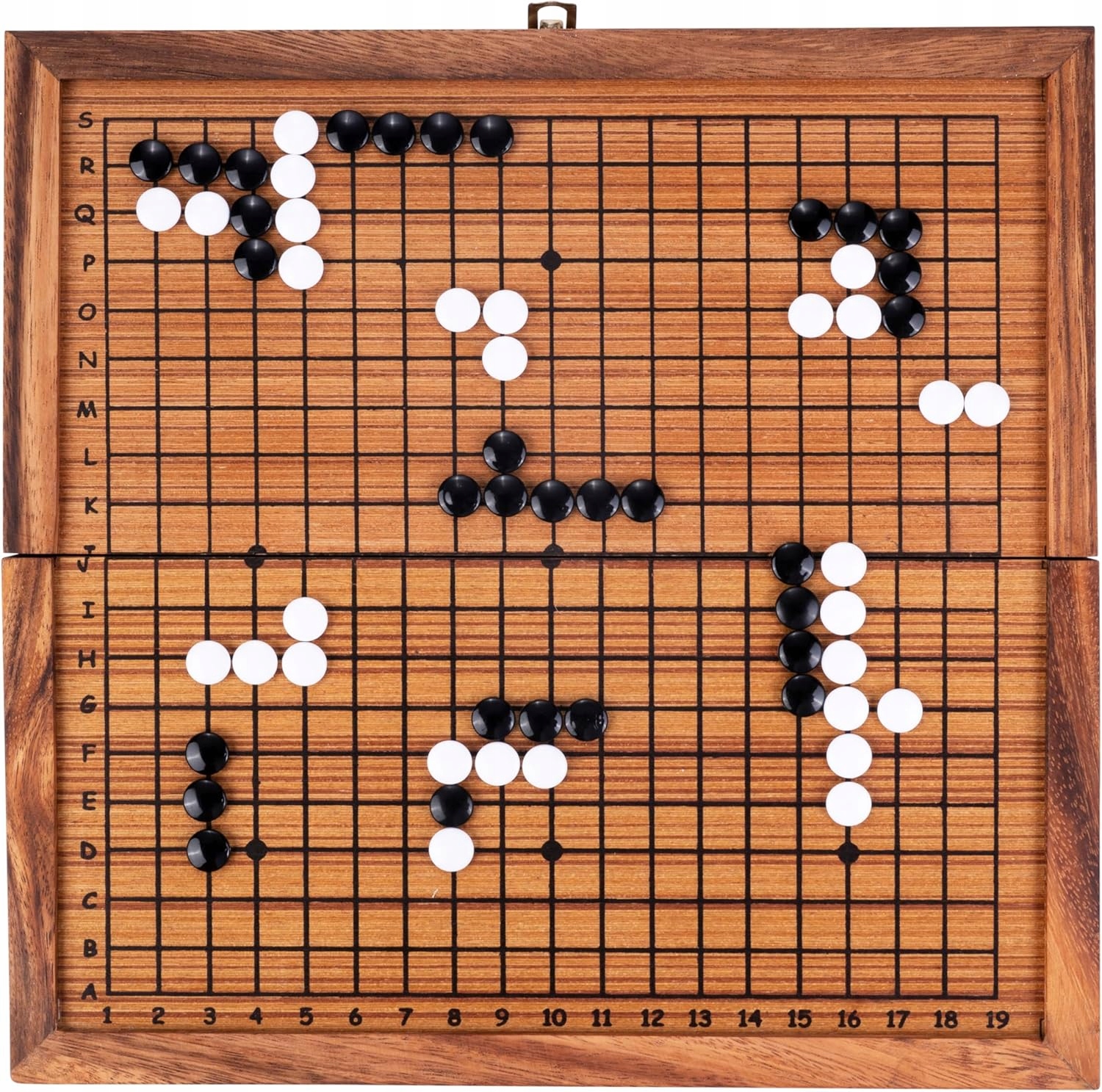 Drewniana Gra Go – Strategia jak Othello – Eco Zestaw 31 cm – 2 Graczy