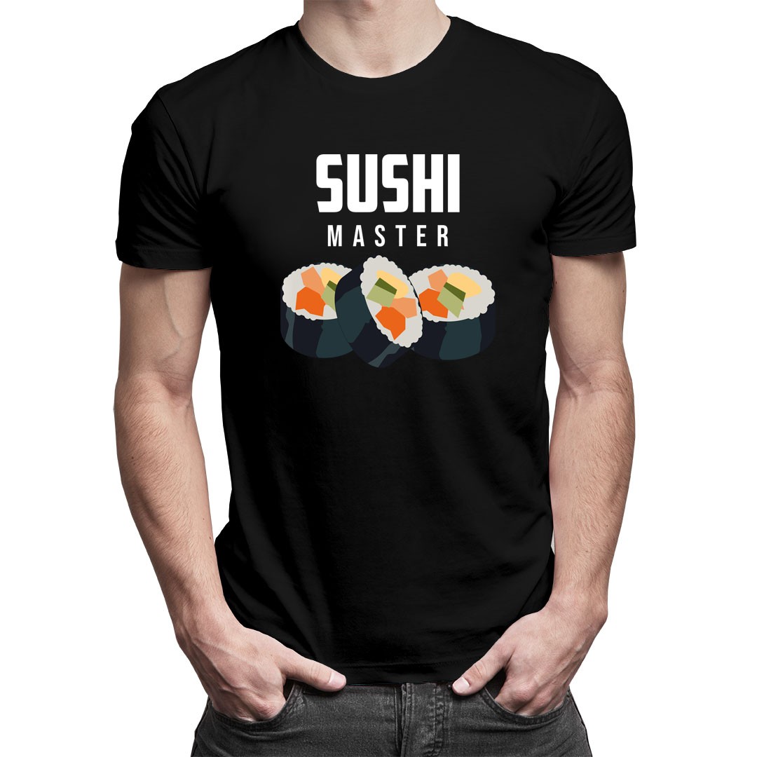 

Męska koszulka - prezent dla sushi mastera