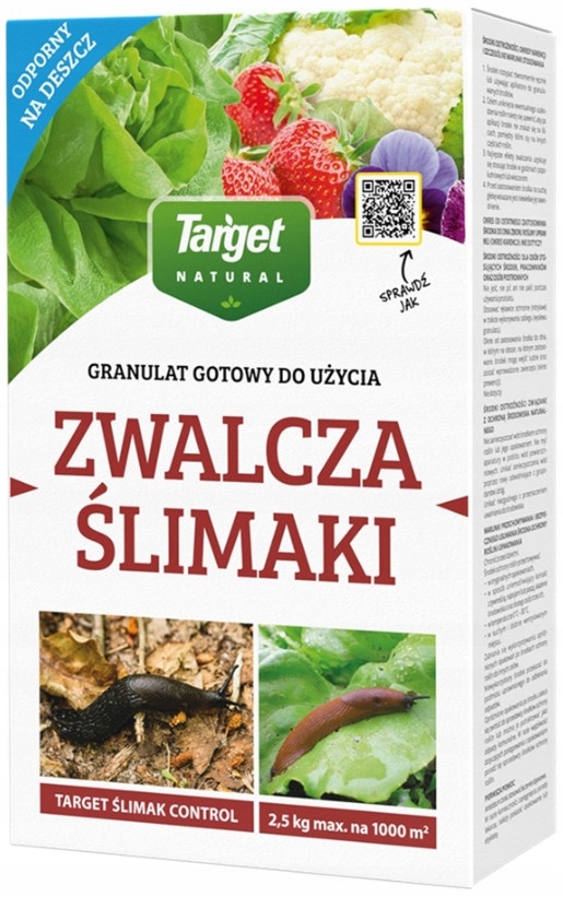 Target Ślimak Control do zwalczania ślimaków granulat 2,5 kg