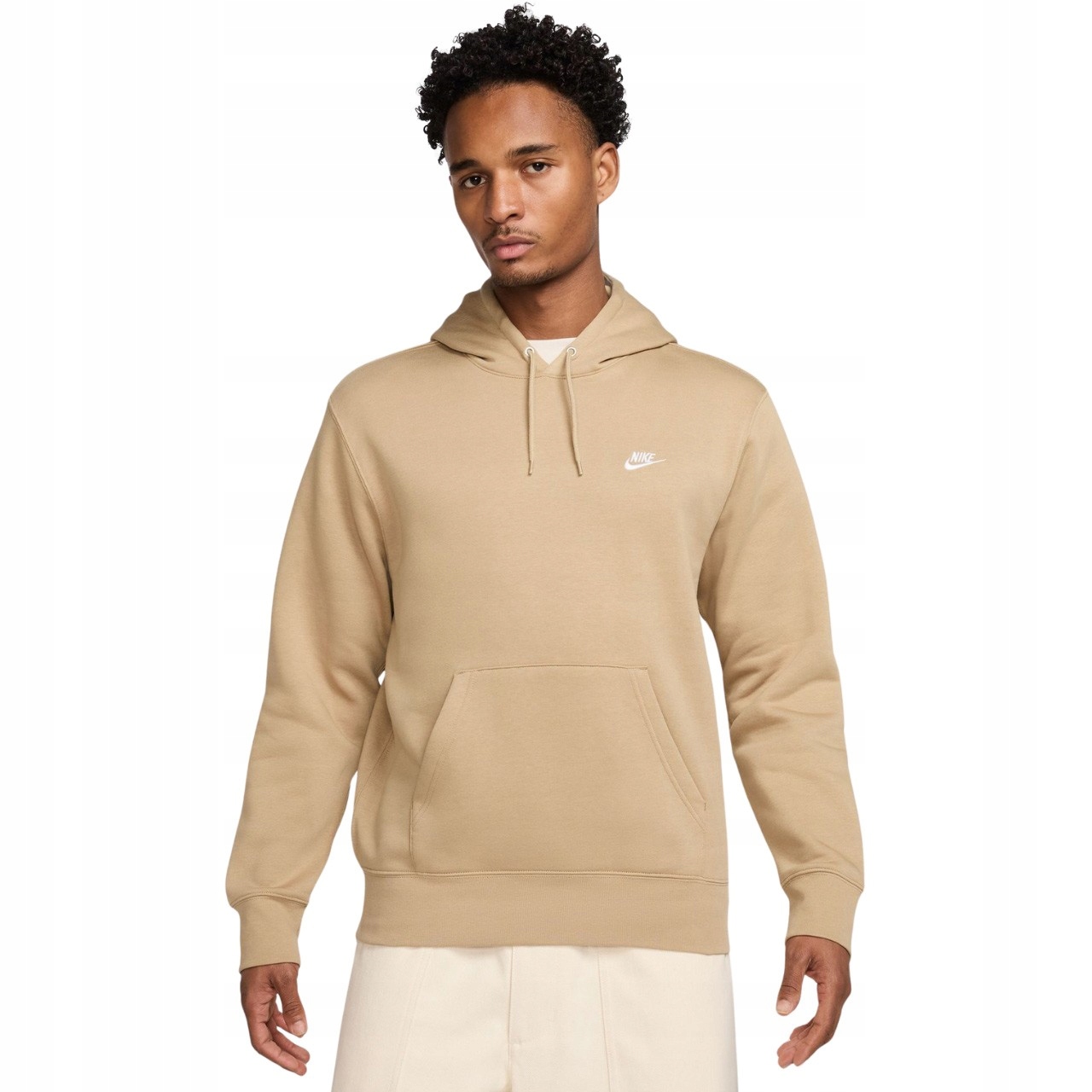 Pánská mikina Nike Club Bb béžová FN3859 297