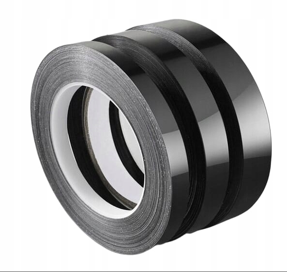 Taśma Ozdobna Samoprzylepna Czarna Listwa 2cm/50 metrów