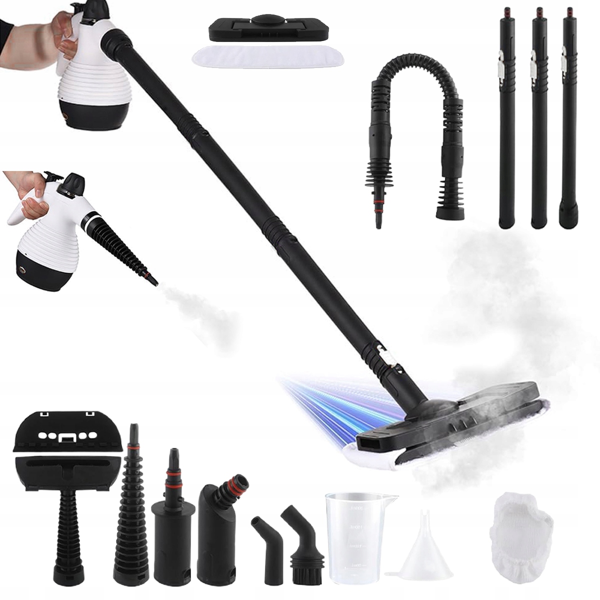 Parní Mop 2V1 Pro Podlahy Oken A Čalouněné Povrchy