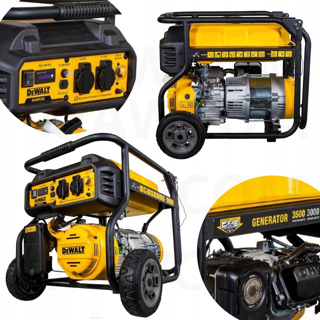 DeWalt DXGNP35E Agregat prądotwórczy przenośny jednofazowy 3500 W benzyna