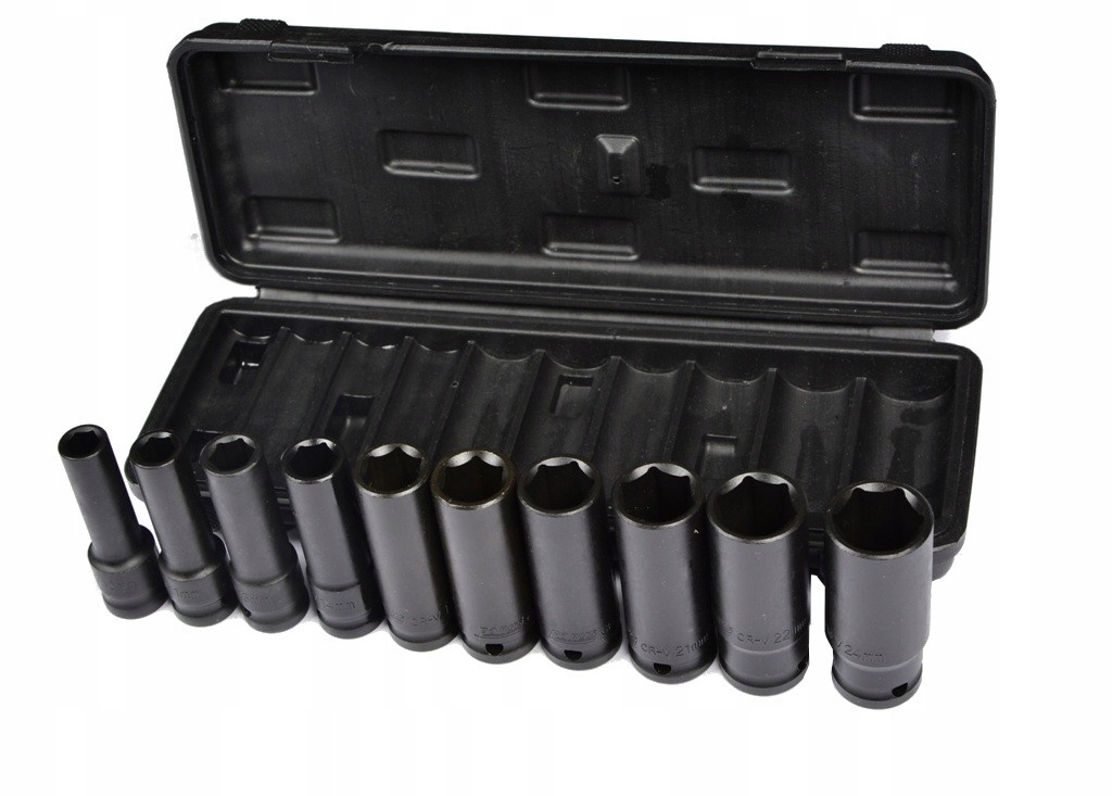 Nárazové nástavce dlouhé 10-24 mm 10 Ks Farys