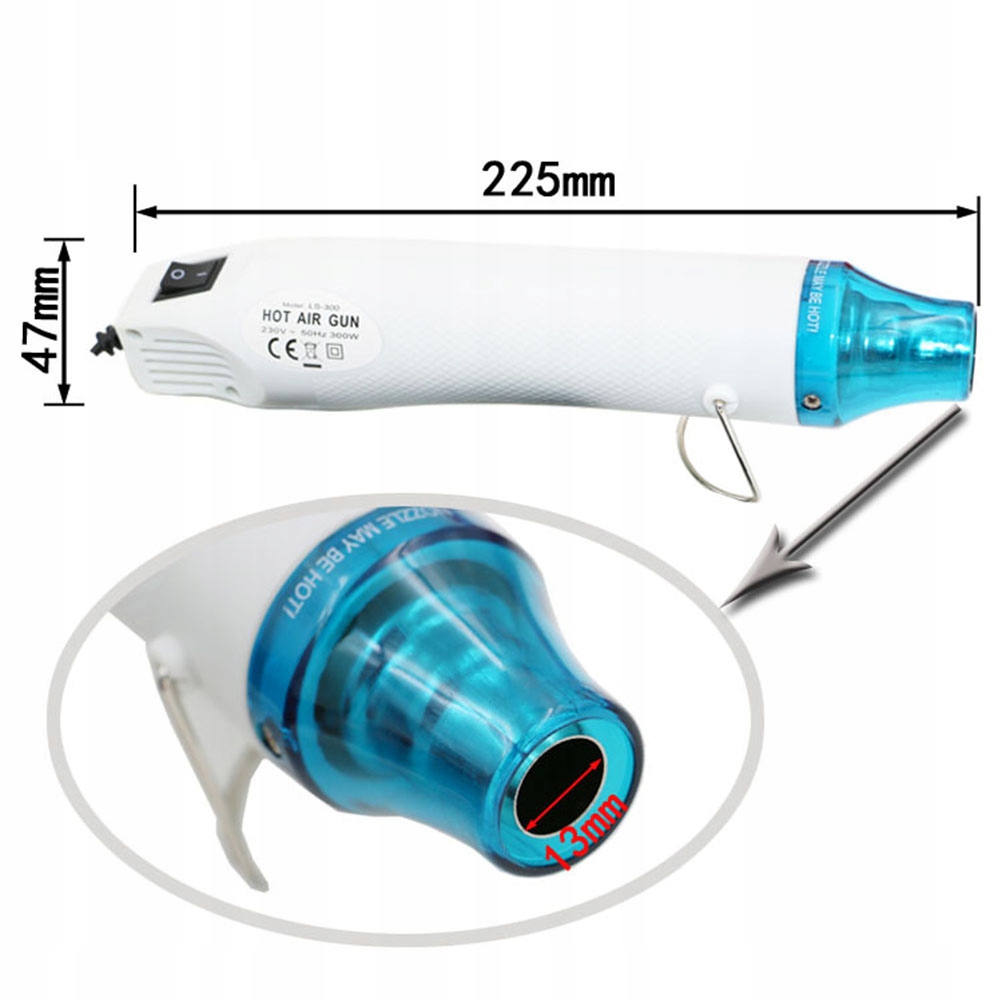 Przenośna dmuchawa gorącego powietrza 220 V d Kod producenta MFHSLLS373
