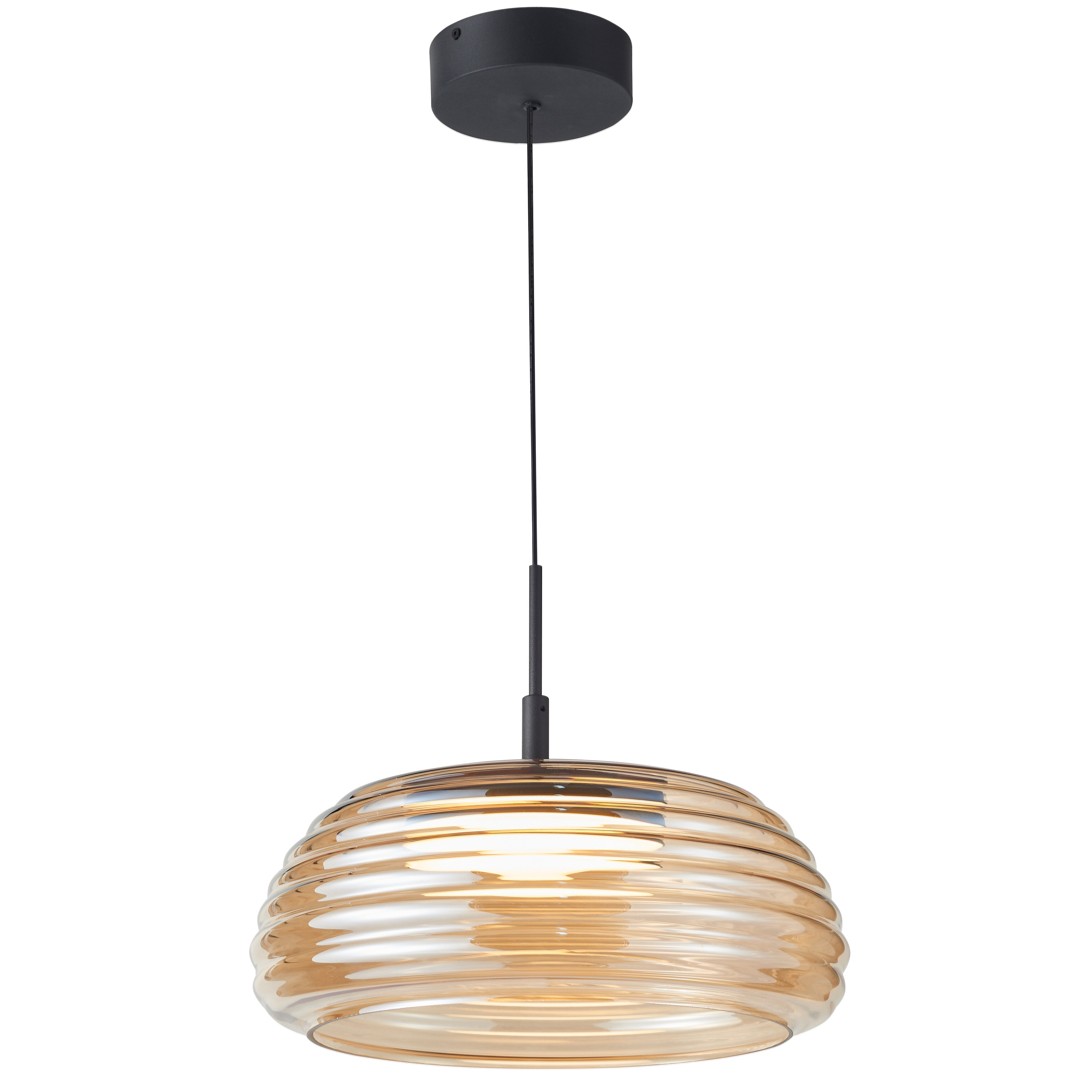 Lampa wisząca sufitowa czarna żyrandol Led nad stół, wyspę do kuchni Loculi