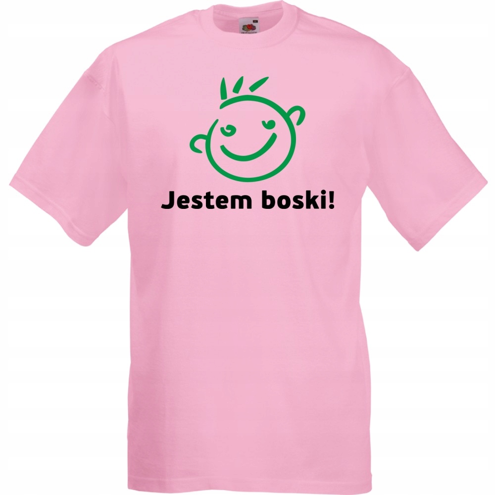 

Koszulka z nadrukiem zabawna jestem boski! XXL