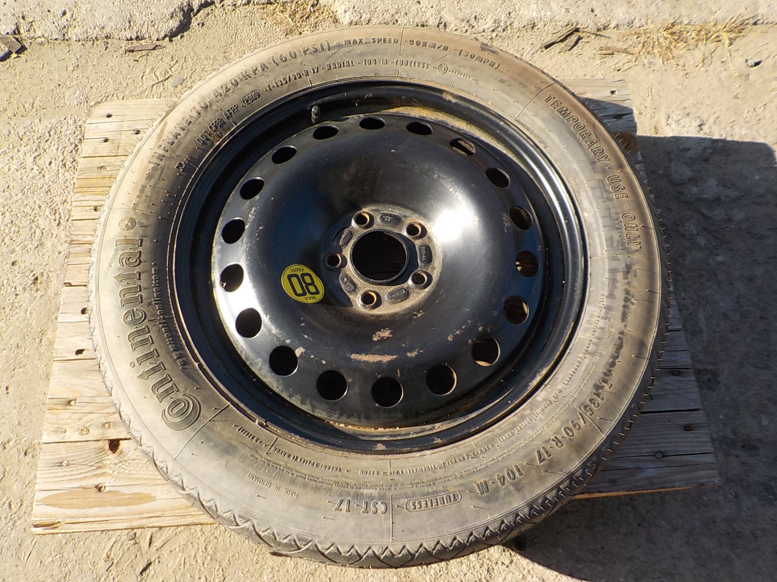 FORD MONDEO IV S-MAX Notrad R17 5x108