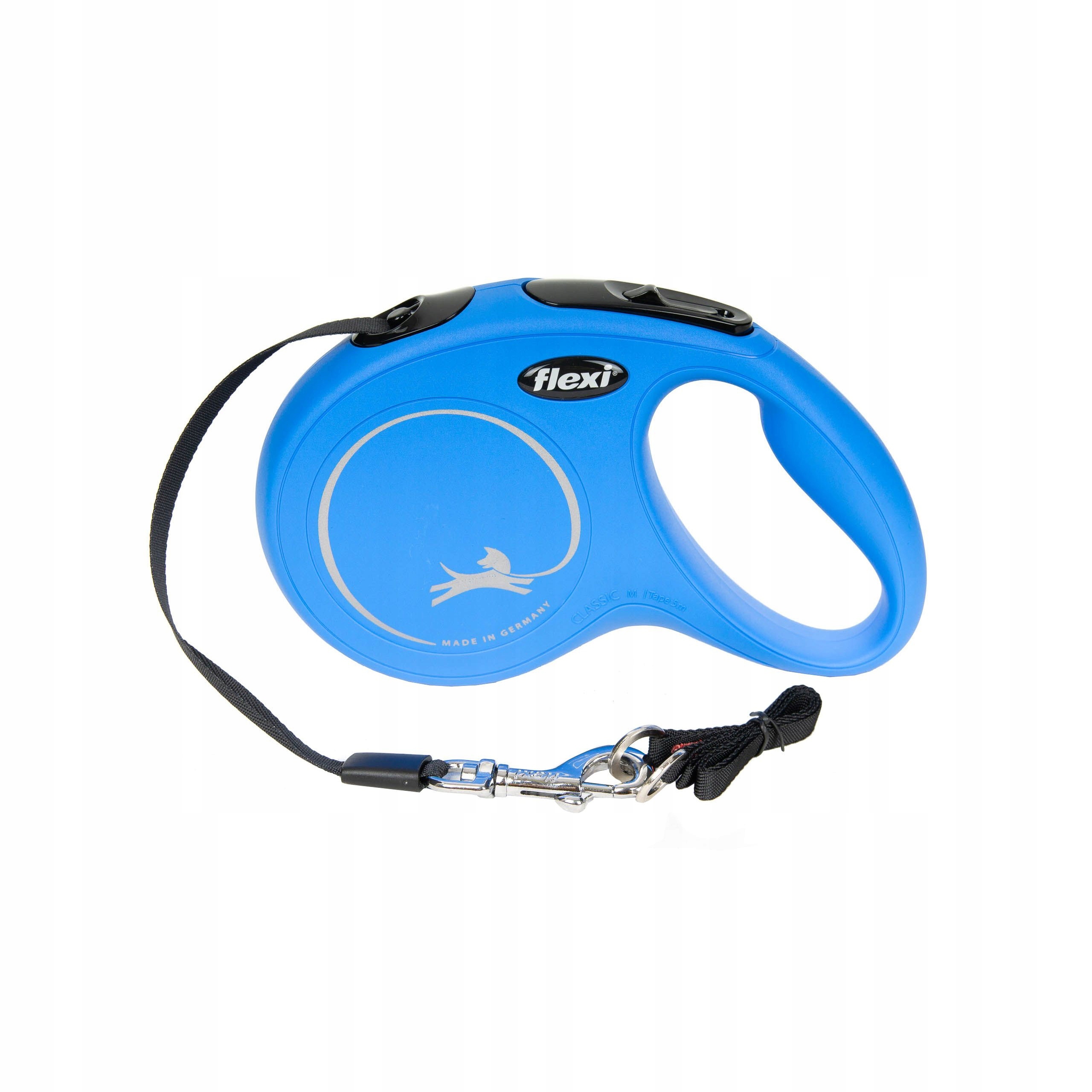 Levně Flexi Classic M Páska Modrá Vodítko Automatická 5 m Do 25 kg