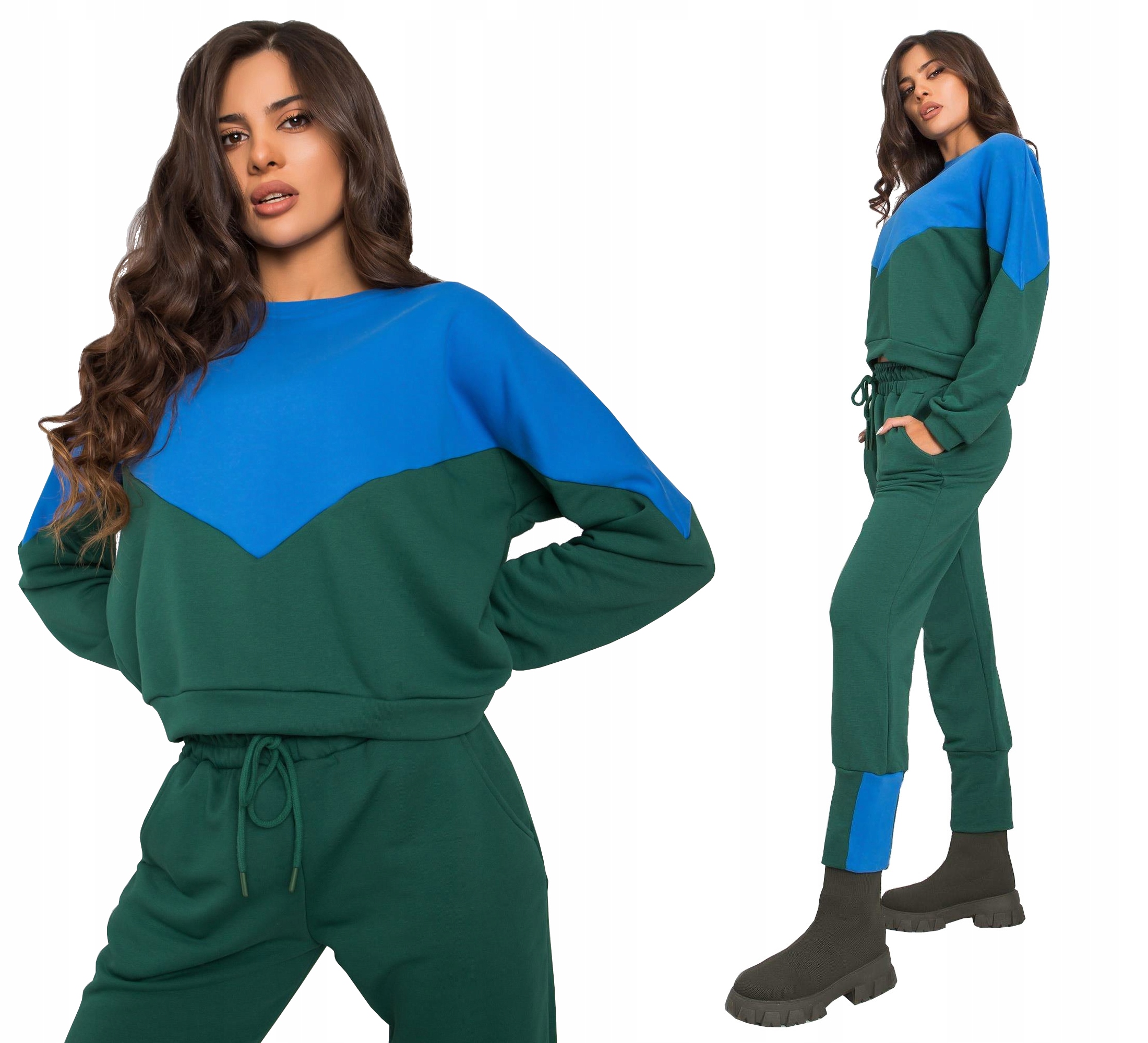 

Całoroczny Dres komplet Bluza F700 nb/ziel L/XL