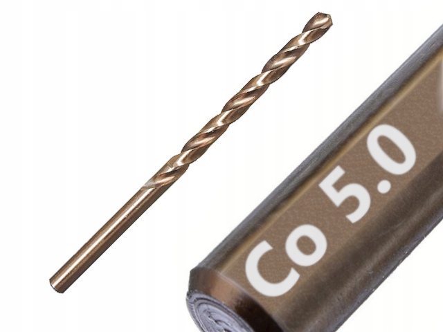WIERTŁO WIERTŁA KOBALTOWE DO METALU NIERDZEWKI 5,0