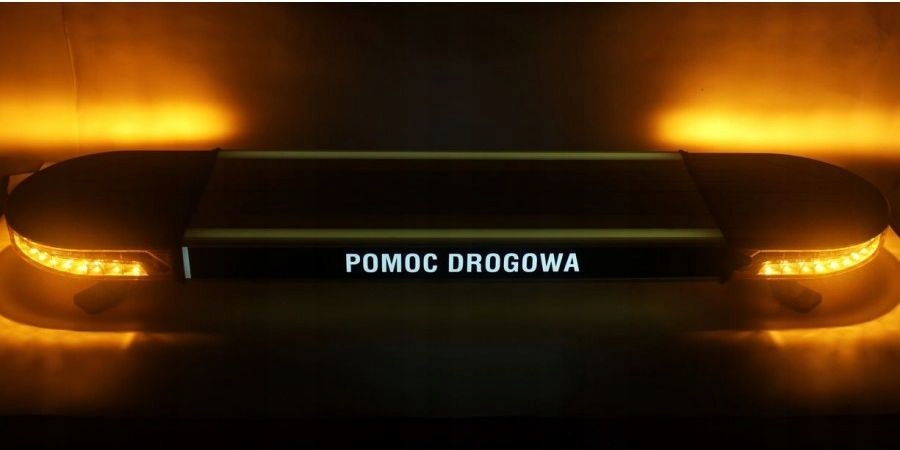 Belka ostrzegawcza LED 1240x286 R10 R65 BLK0035 Kolor pomarańczowy