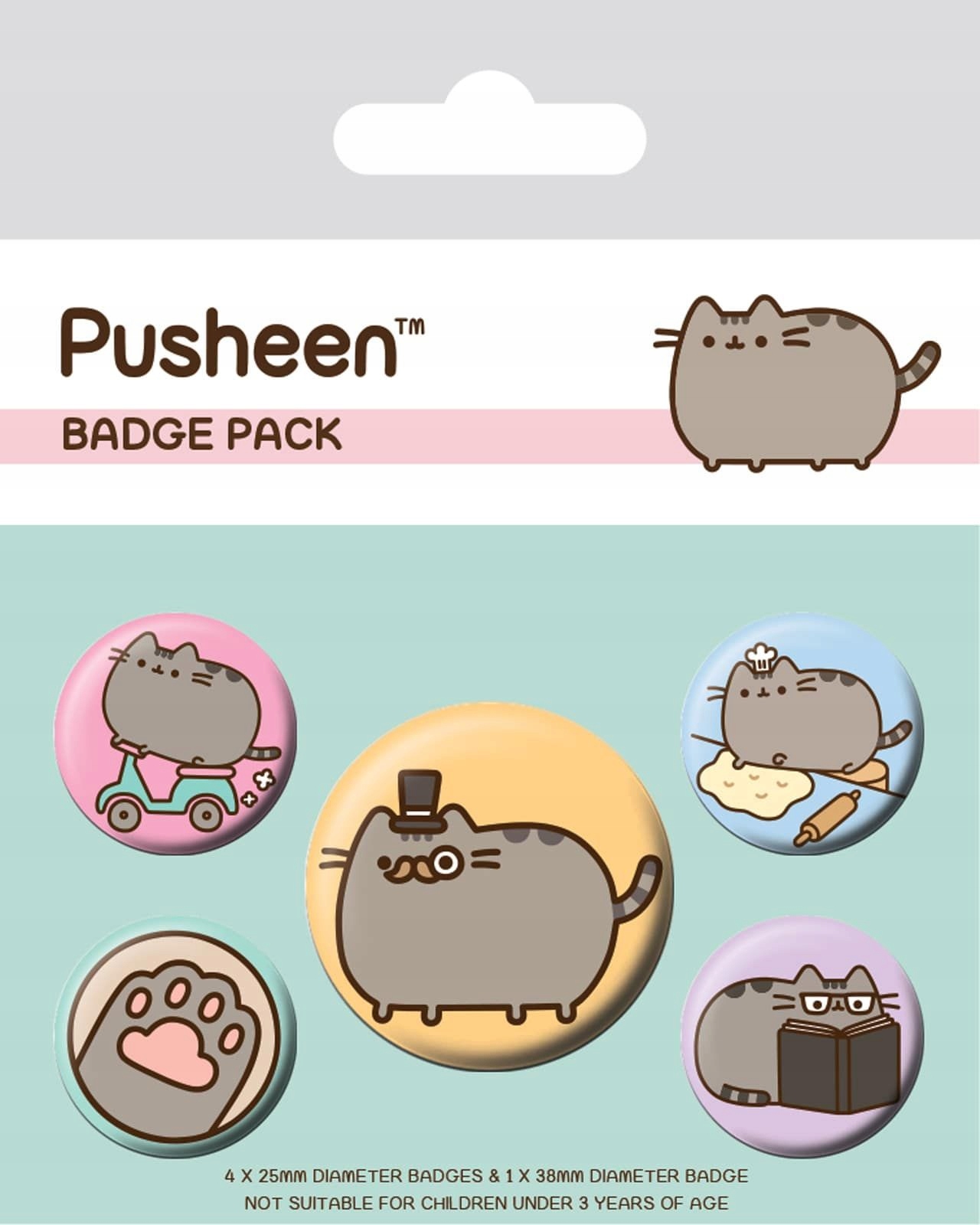 

Przypinka do ubrań Pusheen Fancy 5 sztuk